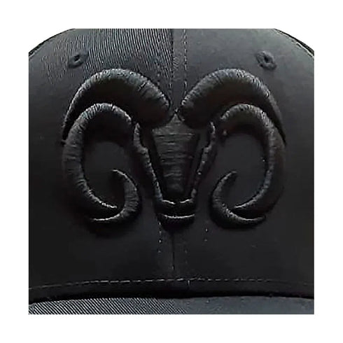 Gorra Borregos negra con logo negro