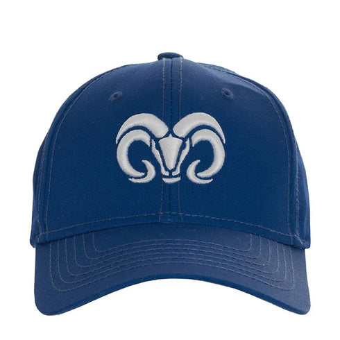 Gorra Borregos azul con logo blanco