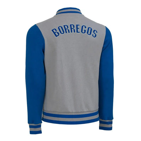 Chamarra universitaria BORREGOS Azul Unisex